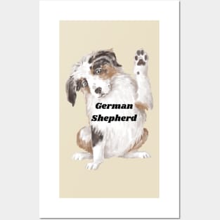 German Shepherd Posters and Art